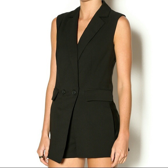 Black mini romper - Picture 2 of 3